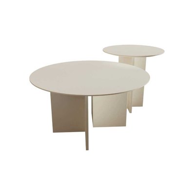 Ensemble de 2 tables en aggloméré Leo HANAH HOME