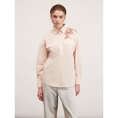 Chemise large avec broderie latérale MOTIVI
