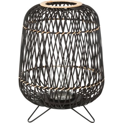 Lanterne sur pied bambou  naturel ambiance chaleureuse RECOLLECTION