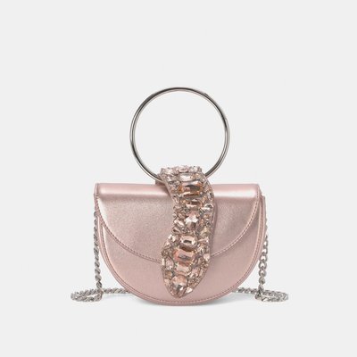 Sac à main en cuir convertible avec strass ALMA EN PENA