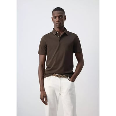 Polo coupe regular en mélange de coton MANGO MAN