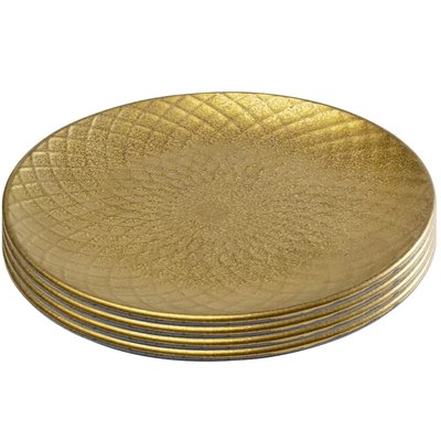 Lot de 4 assiettes plates à dessert, DIVA KARE DESIGN