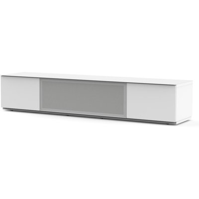 Meuble TV Studio STA 200 Blanc Porte metal SONOROUS