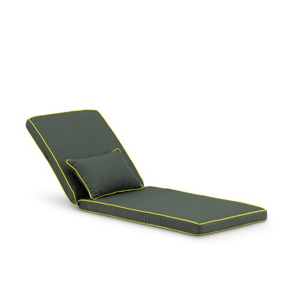 Coussin chaise longue, uni/liseré, Sanda DEFORA HOME
