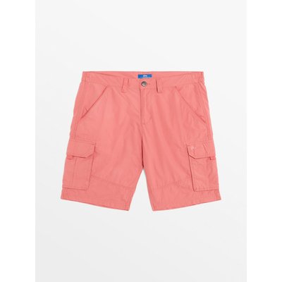 Bermuda ceinture semi-élastiquée avec passants VALENBER24656 TBS