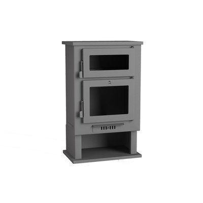 FM Poêle à bois en acier CH-3 11kW avec four FM BIOMASA