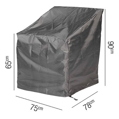Garden High Back Lounge Chair Cover 75x78x90cm AEROCOVER