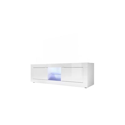 Meuble TV 2 Portes sans Éclairage L180 cm - INITIAL CALICOSY