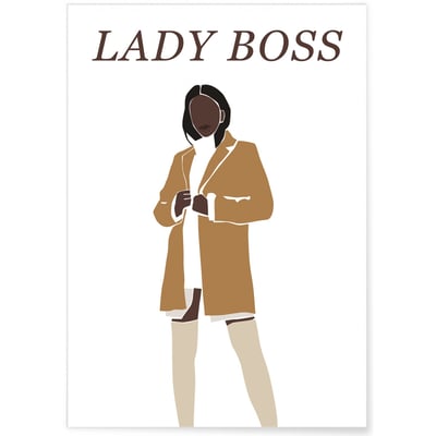 Affiche Lady Boss 1 L'AFFICHERIE