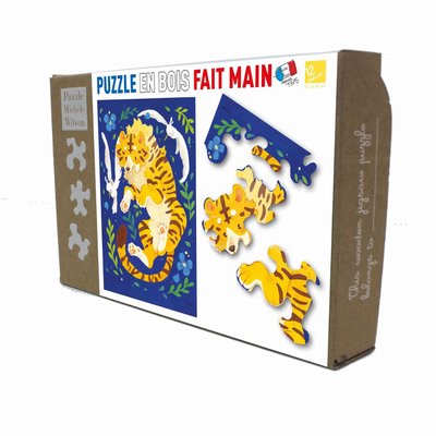 Graou le tigre d'Armand Demeusy PUZZLE MICHELE WILSON