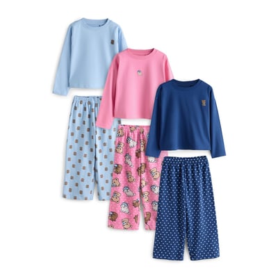 Pyjama long et large, lot de 3 NEXT