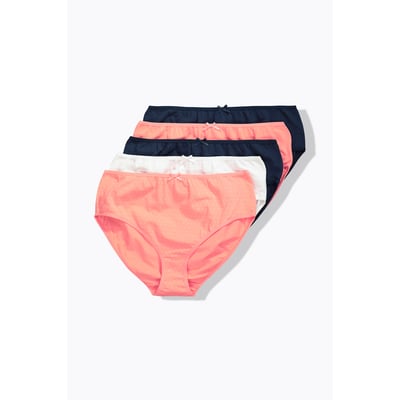 Culottes midi en lot de 5, pois/uni ULLA POPKEN