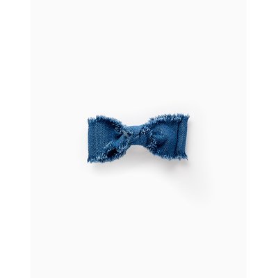 Barrette à Cheveux en Denim Effiloché ZIPPY