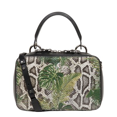 Sac à main zippé CUBE IN BOX SEQUOIA