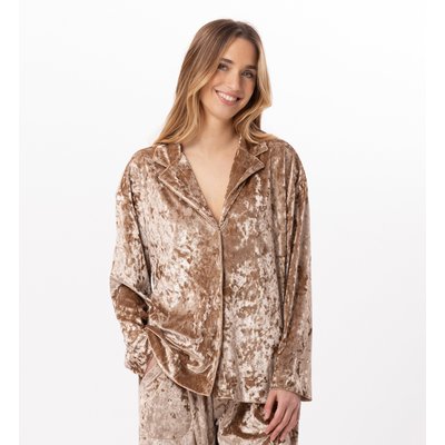 Veste en panne de velours PLATINE 870 LE CHAT