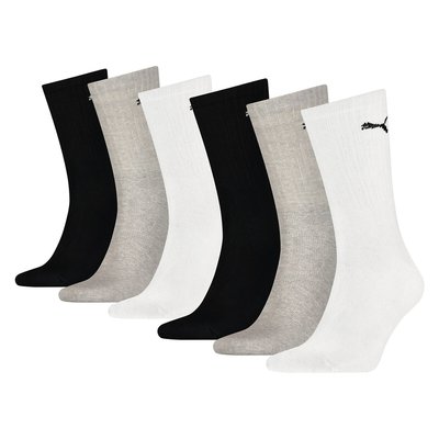 Lot de 6 paires de chaussettes hautes PUMA