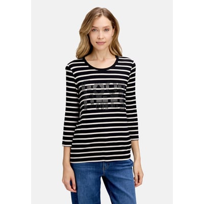 T-shirt à rainures à pierres fantaisie BETTY BARCLAY