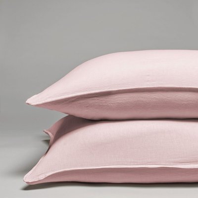 Taie d'oreiller pur lin lavé français MILANO COTTON & CO