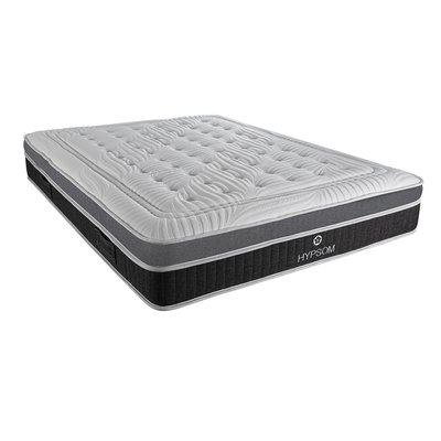 Ensemble Matelas Mémoire de forme + Sommier Bois ELEGANCE HYPSOM