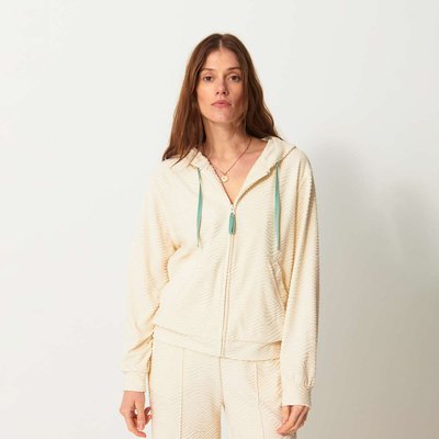 Gilet à capuche manches longues MARCUS en coton mélangé BENSIMON
