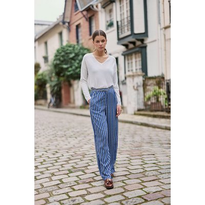 Pantalon droit imprimé floral PAULINE LA PETITE ETOILE