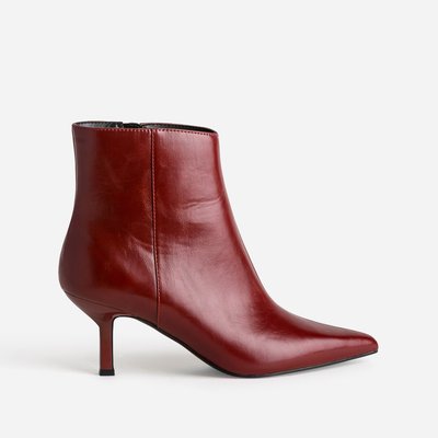 Boots talon aiguille bout pointu La Redoute