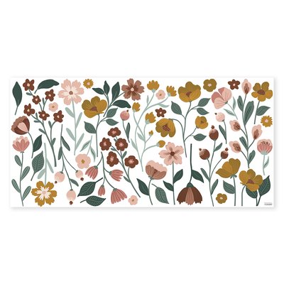 Stickers muraux grandes fleurs CAPUCINE LILIPINSO