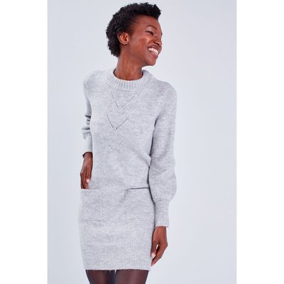 Robe pull gris clair hot sale