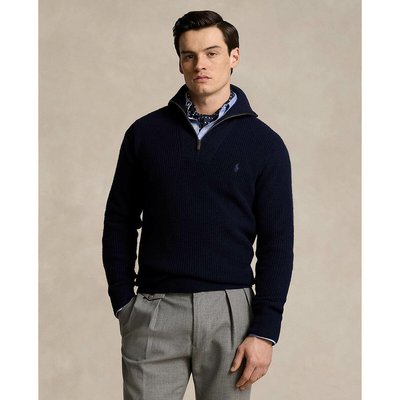 Pull avec fermeture eclair devant homme top