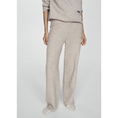 Pantalon droit maille MANGO