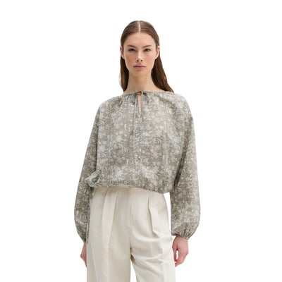 Blouse loose en voile de coton imprimé MARC O'POLO