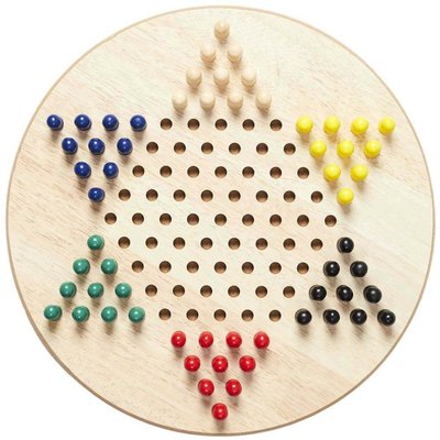 Jeu de dames chinoises en bois CMP