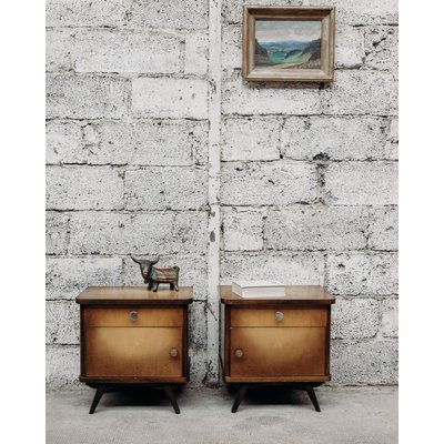 Paire de tables de chevet Maïa N°103 - Bon état DEBONGOUT