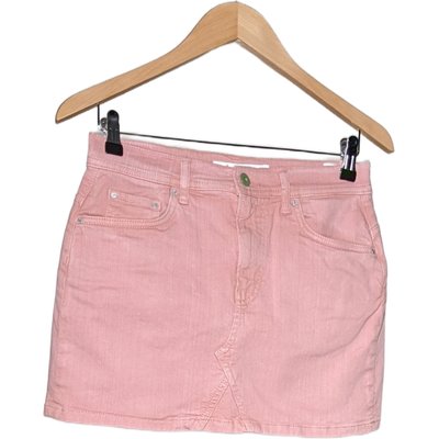Jupe en jean rose shop