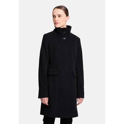 Manteau en laine à col droit GIL BRET