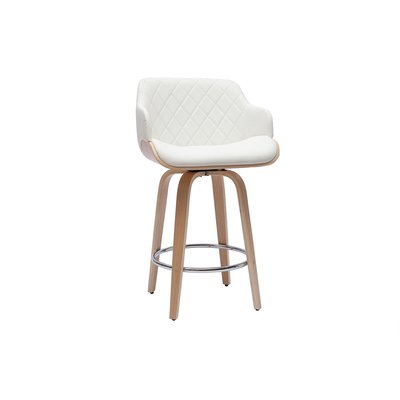 Tabouret de bar design pivotant 360° H65 cm LUCIEN MILIBOO