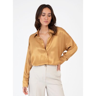 Chemisier doré femme best sale