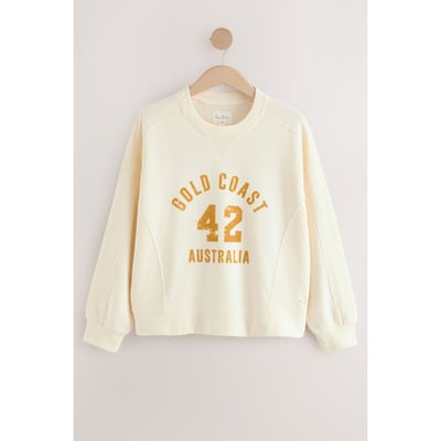Sweat à capuche gaufré 100 % coton NEXT