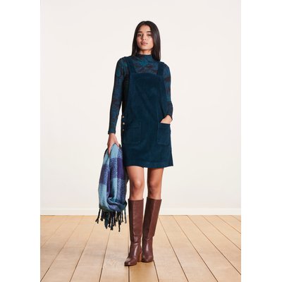 Robe courte chasuble en velours LA FEE MARABOUTEE