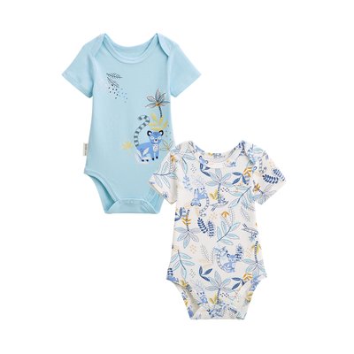 Lot de 2 bodies bébé manches courtes GAMBOA PETIT BEGUIN