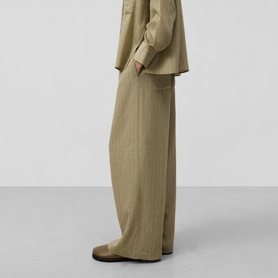 Pantalon de pyjama rayé en viscose mélangée ADOLFO DOMINGUEZ