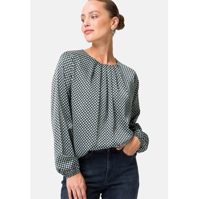 Blouse en satin avec imprimé ZERO
