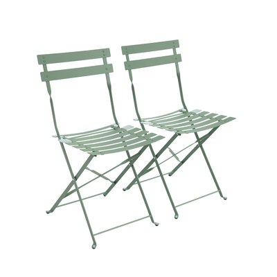 Chaise de jardin pliante métal (lot de 2) CHAISES EMILIA SWEEEK