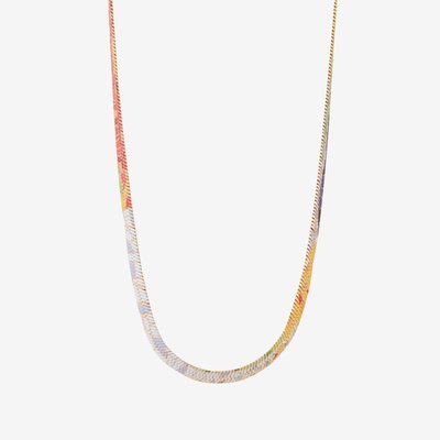Collier chaine serpent Balagane imprimé mosaïque BALABOOSTE