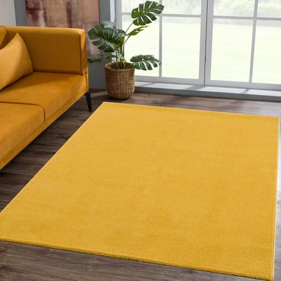 Tapis salon et chambre tissé motif uni NOSSA UN AMOUR DE TAPIS
