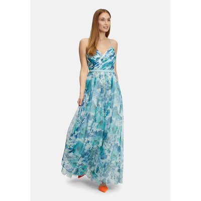 Robe de soirée à imprimé à fleurs VERA MONT