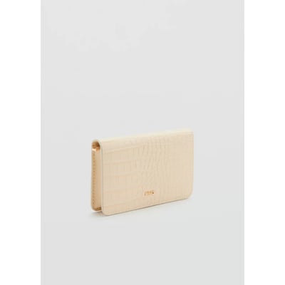 Portefeuille moyen effet croco MANGO