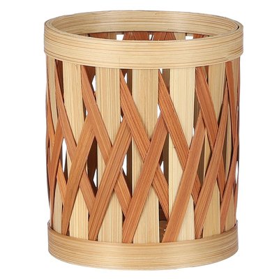 Cache-pot bambou couleur terracotta PIER IMPORT