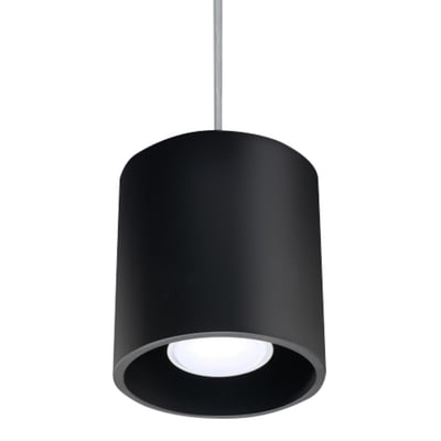 Suspension Aluminium Noir GU10 1 Orbis EDEN