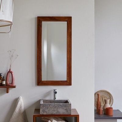 Miroir en palissandre 100x50 cm KWARTO TIKAMOON
